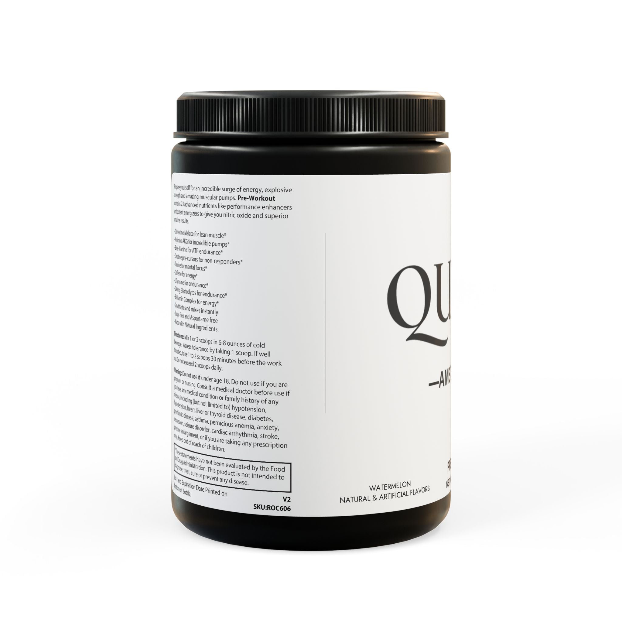 Pre-Workout Supplement, Watermelon (300g, 10.58oz)